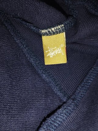 Felpa Stussy bicolore blu