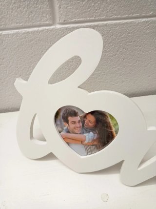 Cornice portafoto Love con cuore