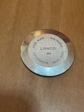 Lanco Giubileo 37mm Orologio Uomo Revisionato