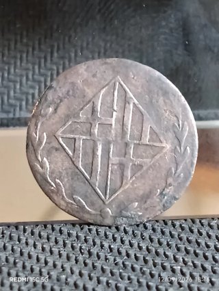 ✳️Moneda Antigua Barcelona 1808 José Napoleón