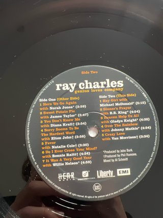Ray Charles Genius Loves Company Vinilo