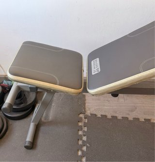 Banco musculación ajustable