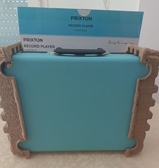 Tocadiscos Prixton VC400 Bluetooth Azul Nuevo