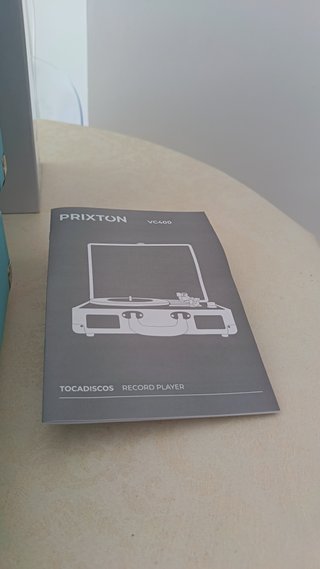 Tocadiscos Prixton VC400 Bluetooth Azul Nuevo