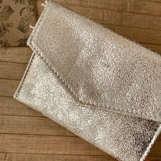 Cartera Tarjetero Brillante Nueva