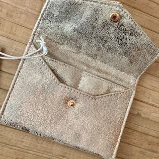 Cartera Tarjetero Brillante Nueva