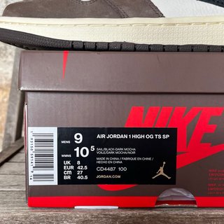 Jordan 1 Retro High OG SP Travis Scott Mocha 42,5