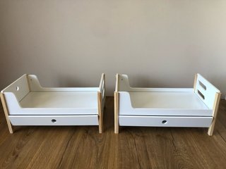 Litera de juguete madera blanca desmontable