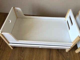 Litera de juguete madera blanca desmontable