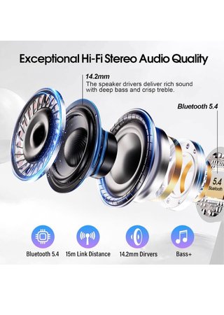 Auriculares Inalámbricos QXUFV Blancos