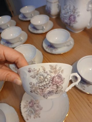 Juego de Té/Café Vintage Vista Alegre - IMPECABLE
