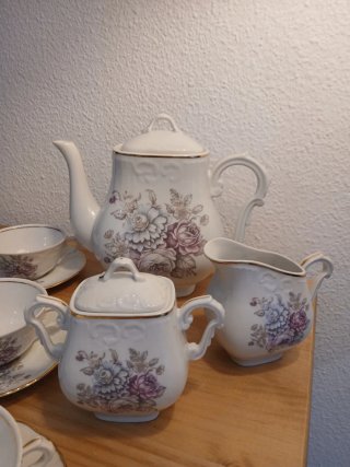 Juego de Té/Café Vintage Vista Alegre - IMPECABLE