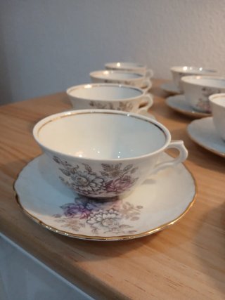 Juego de Té/Café Vintage Vista Alegre - IMPECABLE