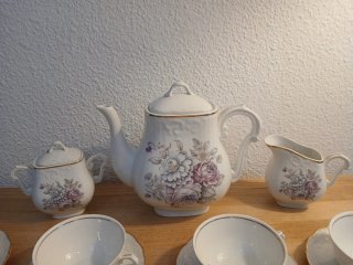 Juego de Té/Café Vintage Vista Alegre - IMPECABLE