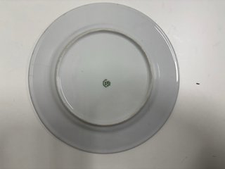 Lote 12 Platos Torvisa Vintage Verde Beige