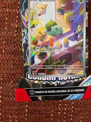 Carta Pokémon Bulbasaur 143/142