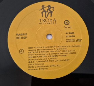 Madrid Hip Hop Lp Vinilo