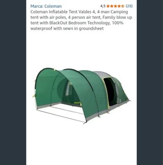 Tienda campaña hinchable Coleman Valdes 4