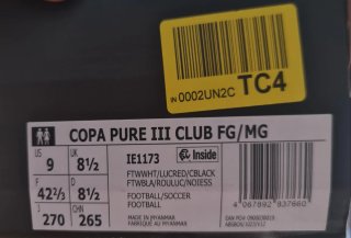 Botas de fútbol talla 42