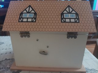Joyero musical casita madera bailarina