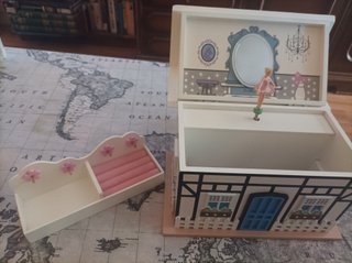 Joyero musical casita madera bailarina