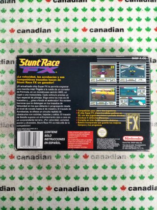 Stunt Race FX Super Nintendo PAL