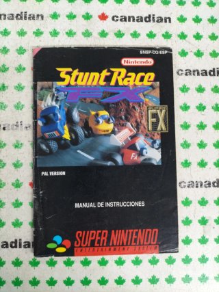 Stunt Race FX Super Nintendo PAL