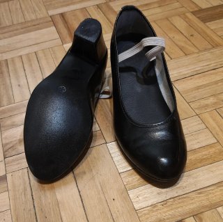 Zapatos de baile flamenco negros talla 35