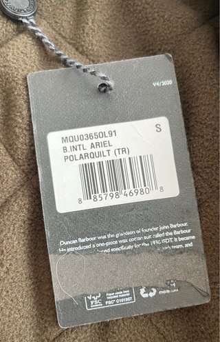 Chaqueta Barbour S