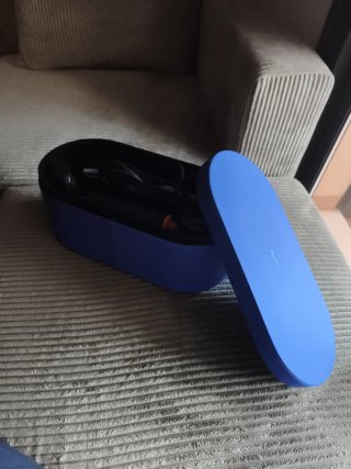 Dyson Airwrap azul-Perfecto estado.