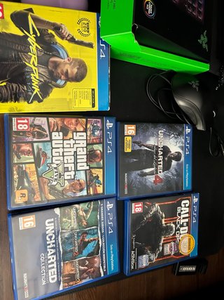 JUEGOS PS4: Cyberpunk, GTA V, Uncharted, CoD