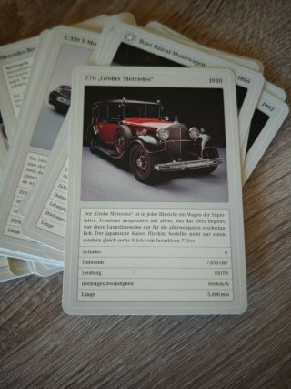 Tarjetas Coleccionables Mercedes-Benz Vintage