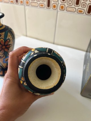Jarrones Cerámica Artesanal Multicolor
