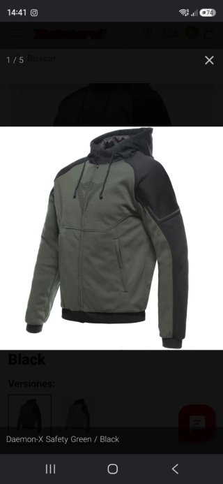 Chaqueta Dainese Daemon-X Safety Green