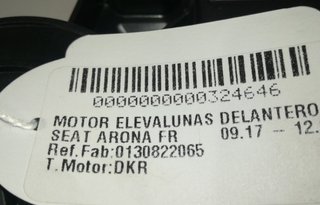 Seat 0130822065 motor elevalunas arona 1.0 324646