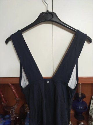 Costume intero donna blu e giallo Esprit