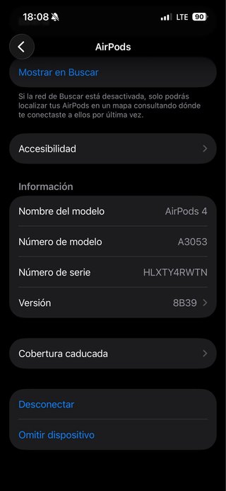 Apple Airpods 4 Sin ANC