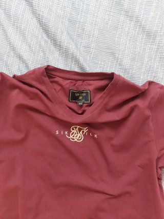 Camiseta SikSilk Granate Talla XS