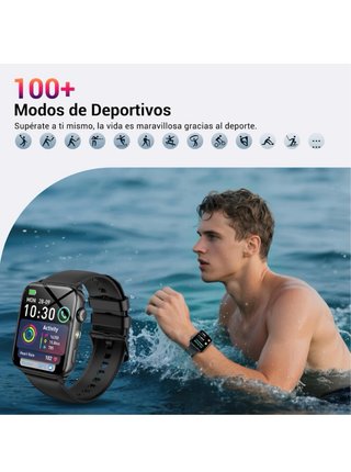 Reloj Inteligente IOWODO Negro