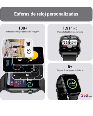 Reloj Inteligente IOWODO Negro