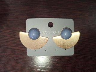 Pendientes Parfois Dorados y Azules