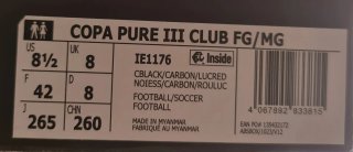 Botas de fútbol talla 42