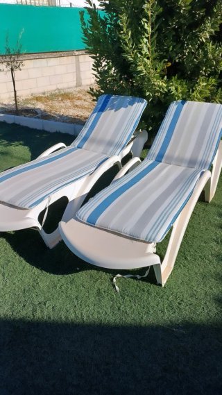 Tumbonas de piscina (2 unidades)