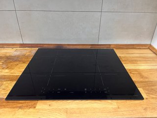 Placa de inducción negra
