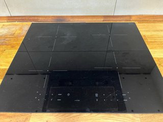 Placa de inducción negra