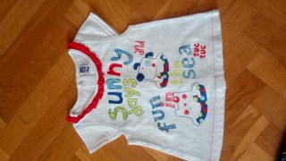 Conjunto Vaquero y Camiseta Niña
