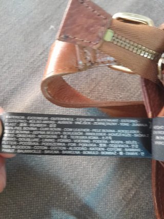 Bolso de cuero marrón mujer