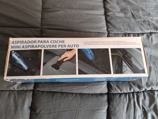 Aspirador Coche Mini 12V 400ml Accesorios