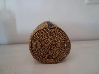 Bolso de mano fiesta dorado y marrón