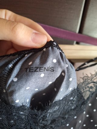 2 canotte Tezenis rosa/fucsia + nera pois bianchi
